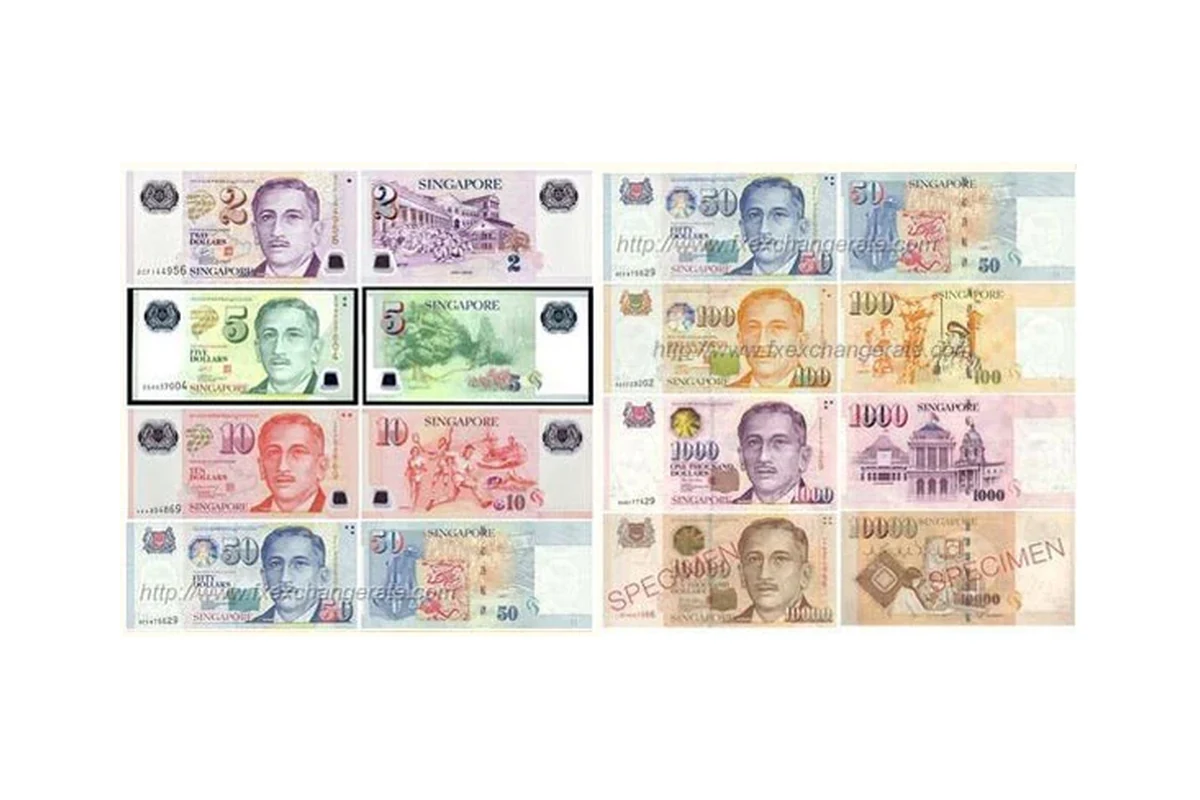 Singapore Dollar banknotes