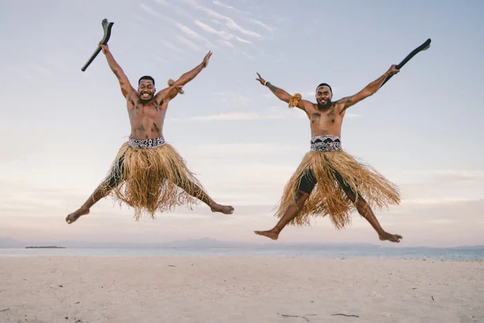 Fijian villages - Sevusevu welcomes, meke dancing and shared kava