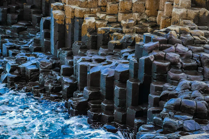 Giant's Causeway - Northern Ireland's basalt columns on the Antrim coast