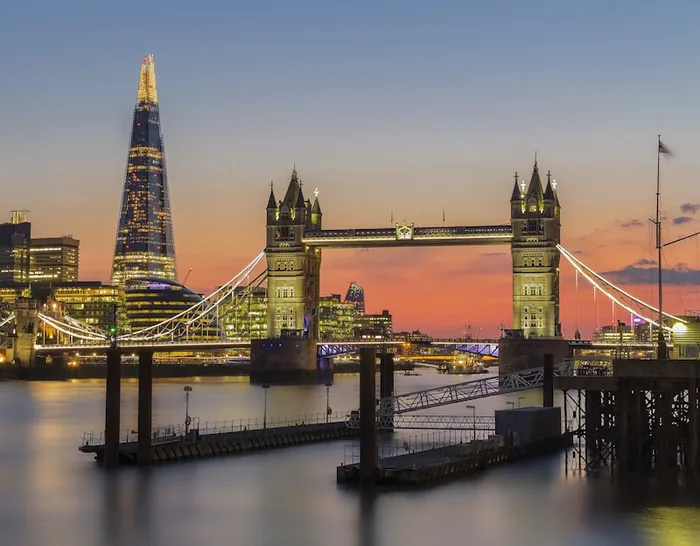 London - Big Ben, the Thames and the West End theatres