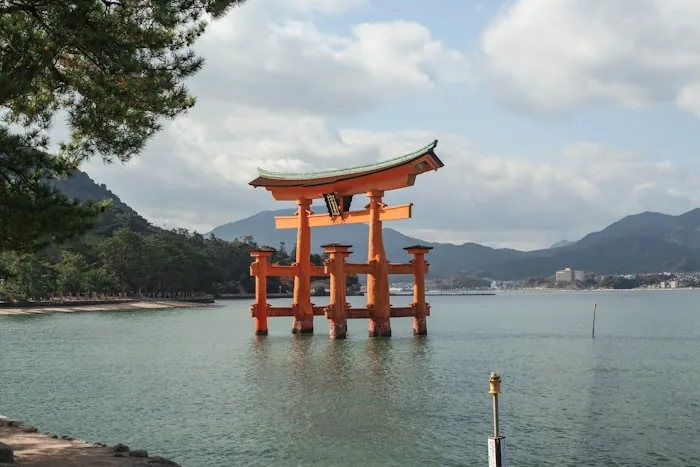 Miyajima - The floating torii gate off Hiroshima's coast