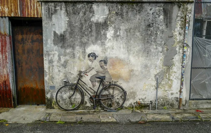 Penang - George Town shophouses, street murals and hawker fame
