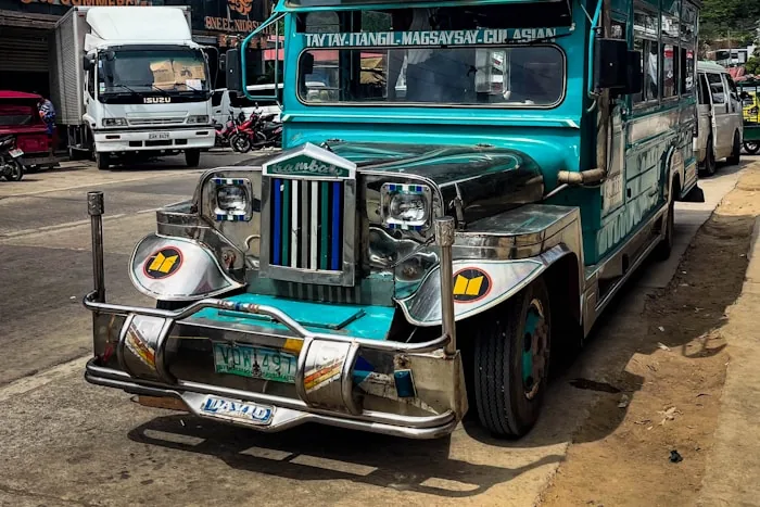 Jeepneys - Painted jeeps that still run the city routes