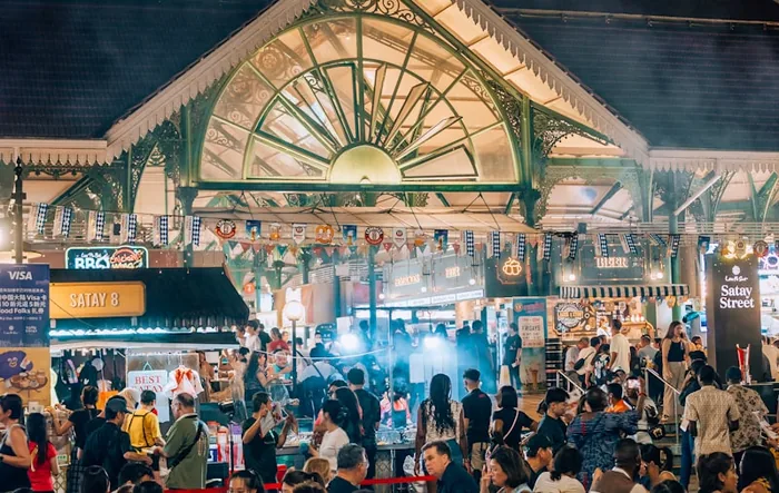 Hawker centres - Chicken rice, laksa and satay under one roof