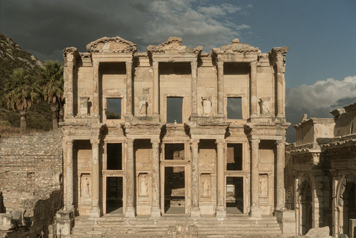 Ephesus - Marble streets and the Library of Celsus