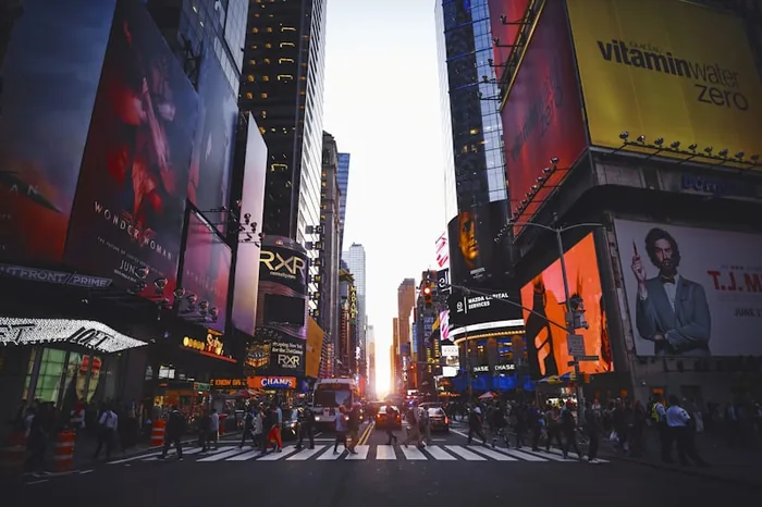 New York City - Times Square, Central Park and the Statue of Liberty